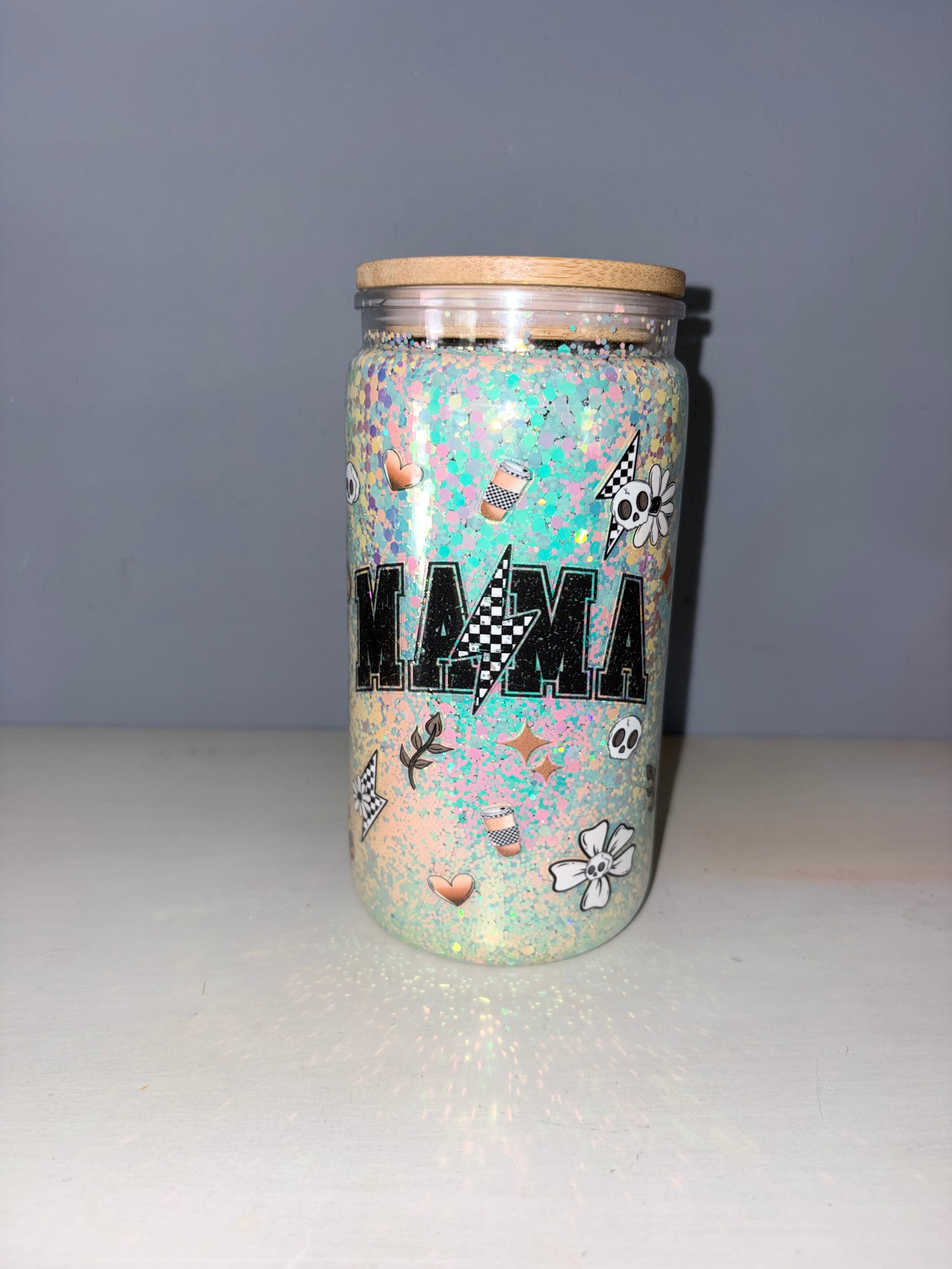Mama Glitter Cup