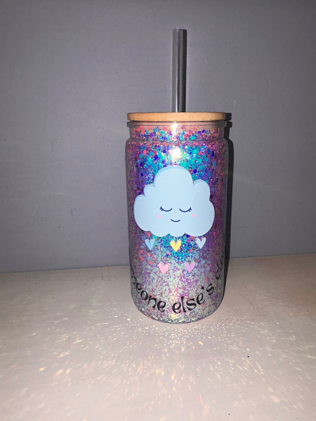 Beautiful and Storm Glitter Cup