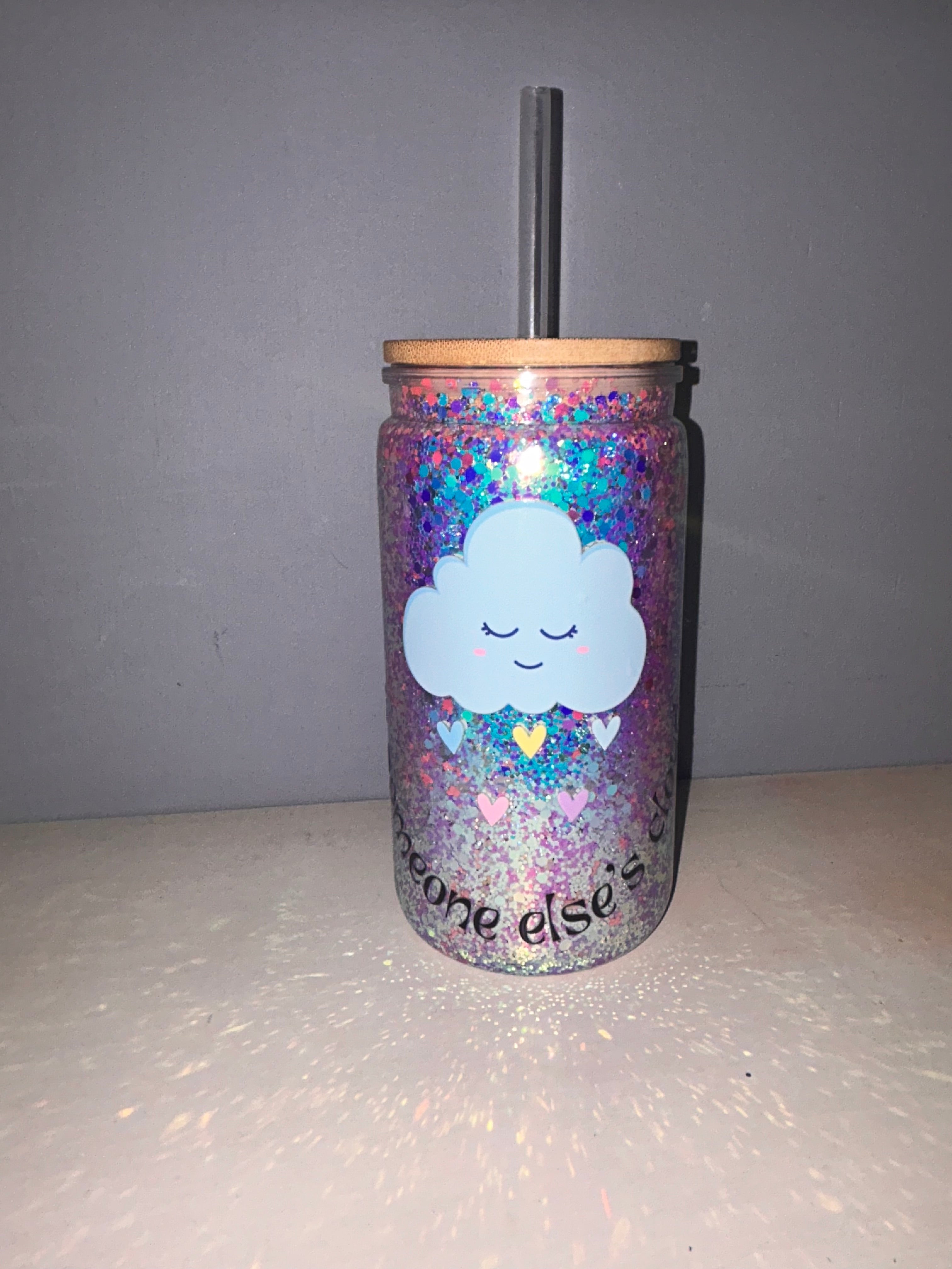 Beautiful and Storm Glitter Cup