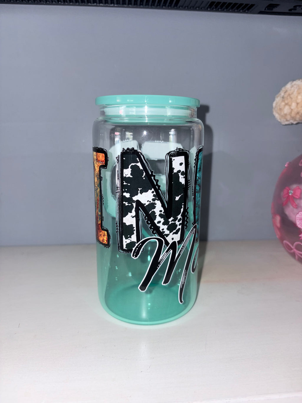 Inked Mama Glass Cup