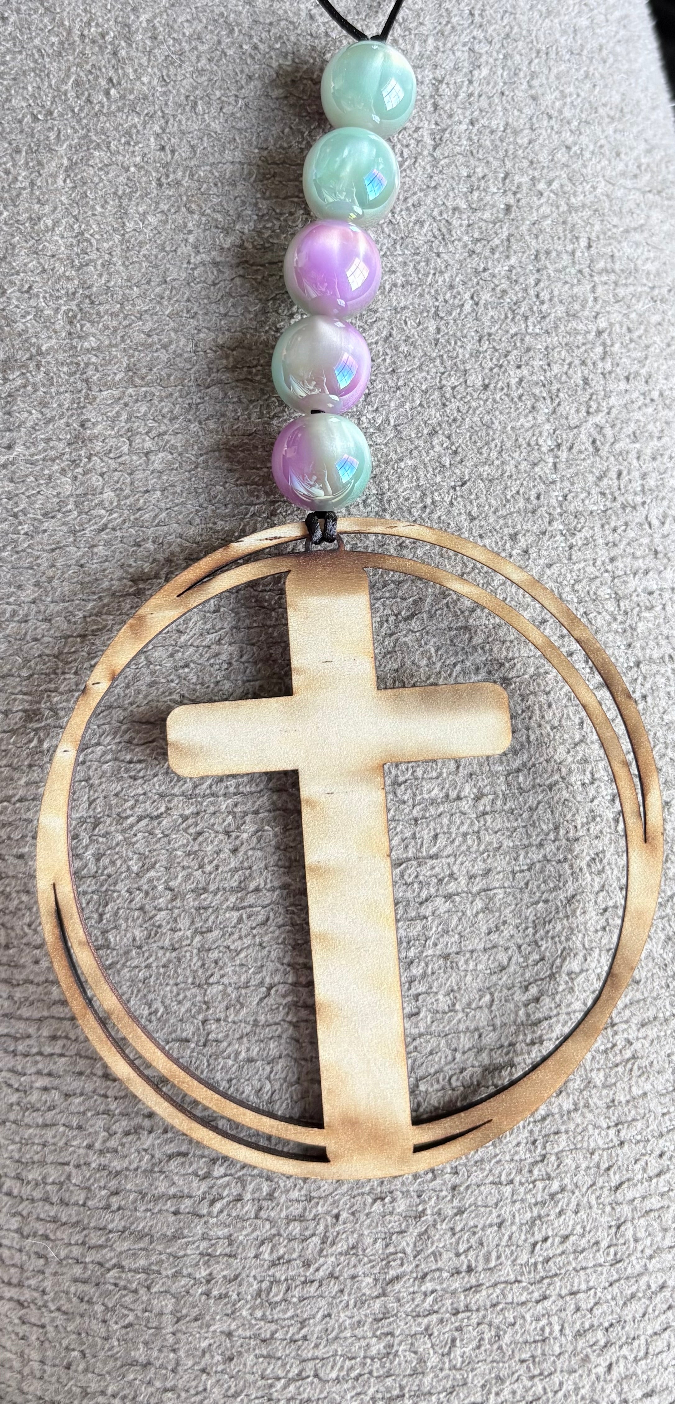 Cross Car Charm