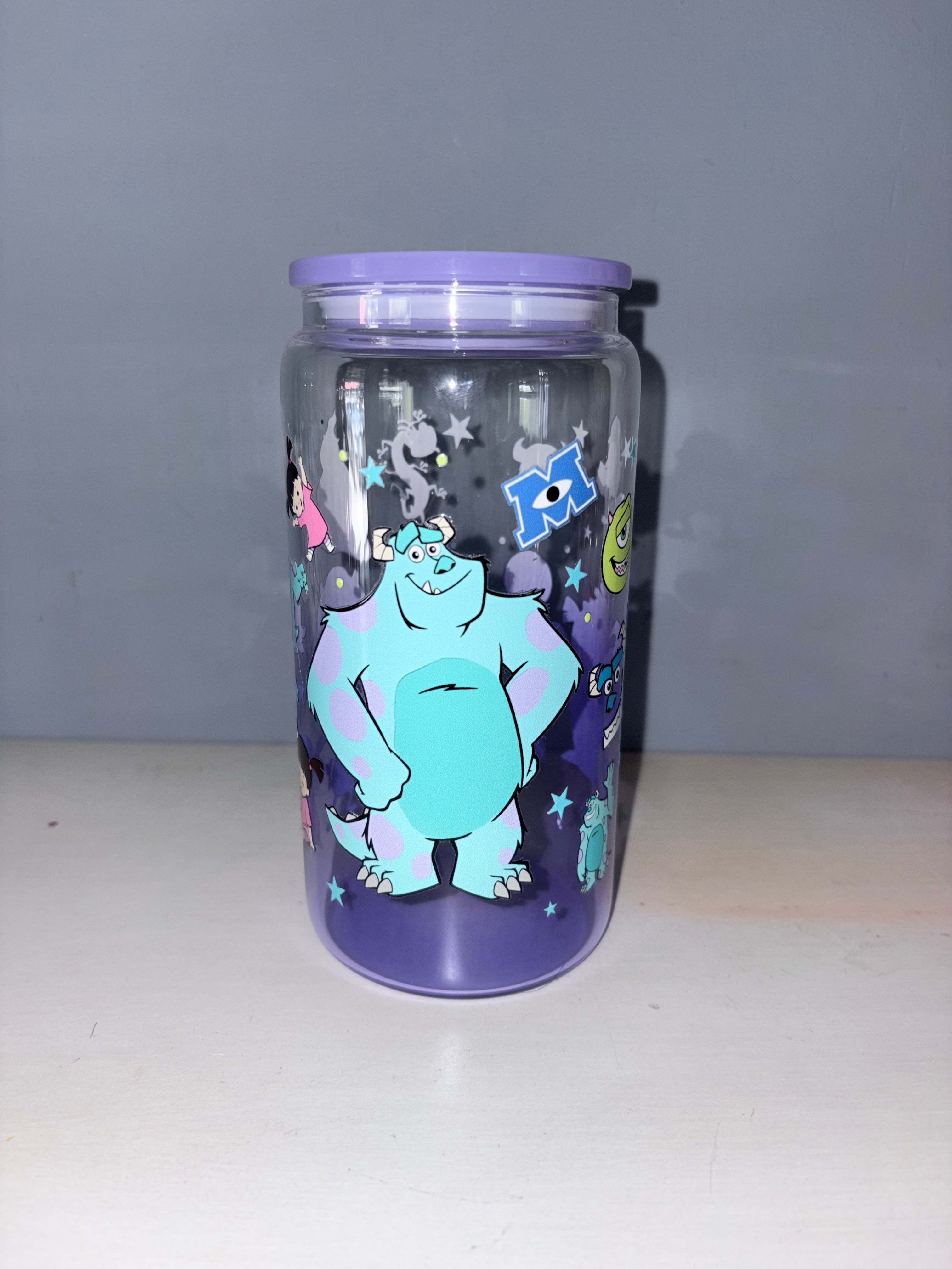 Monsters Inc Glass Cup
