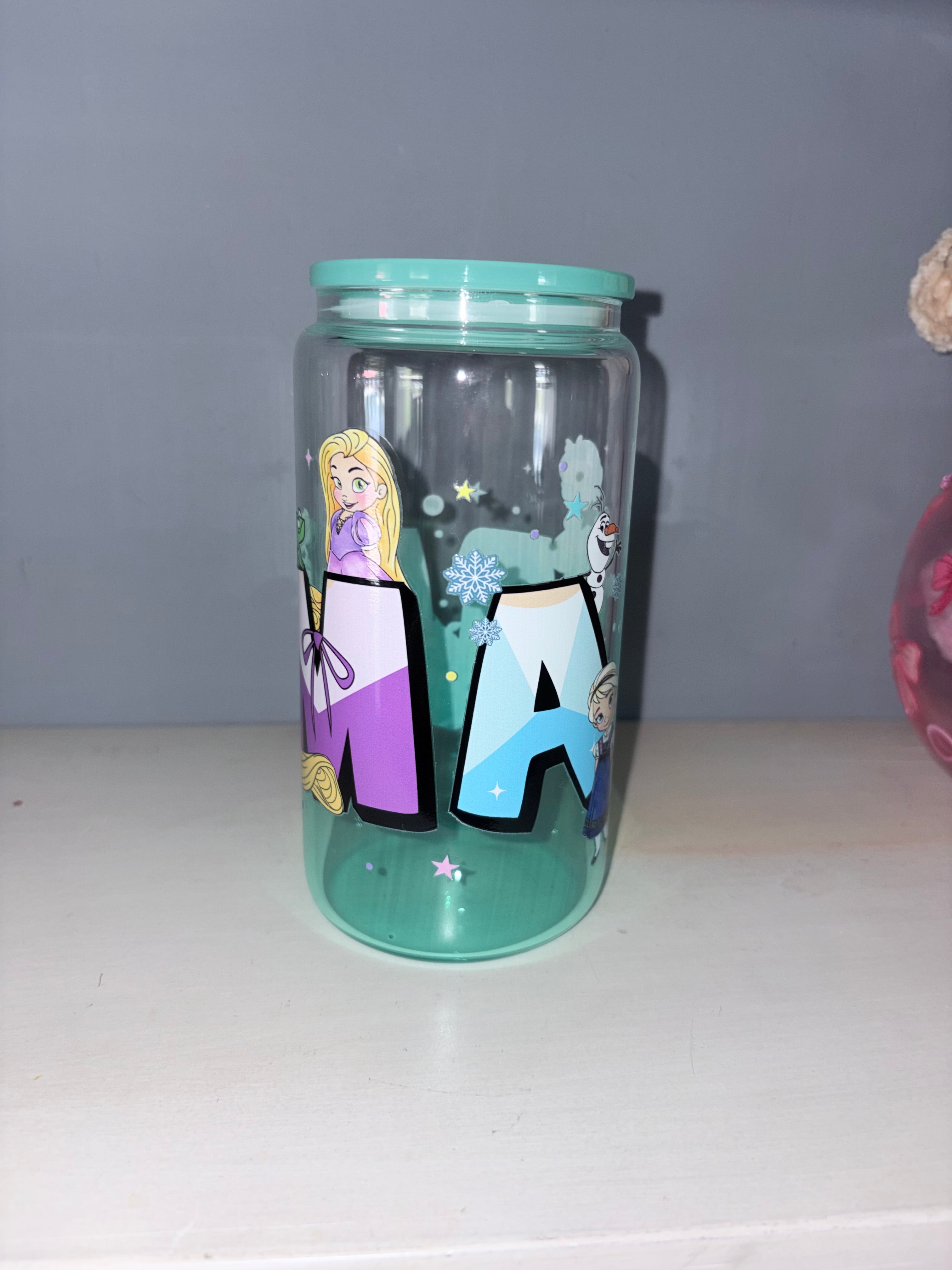 Princess Mama Glass Cup