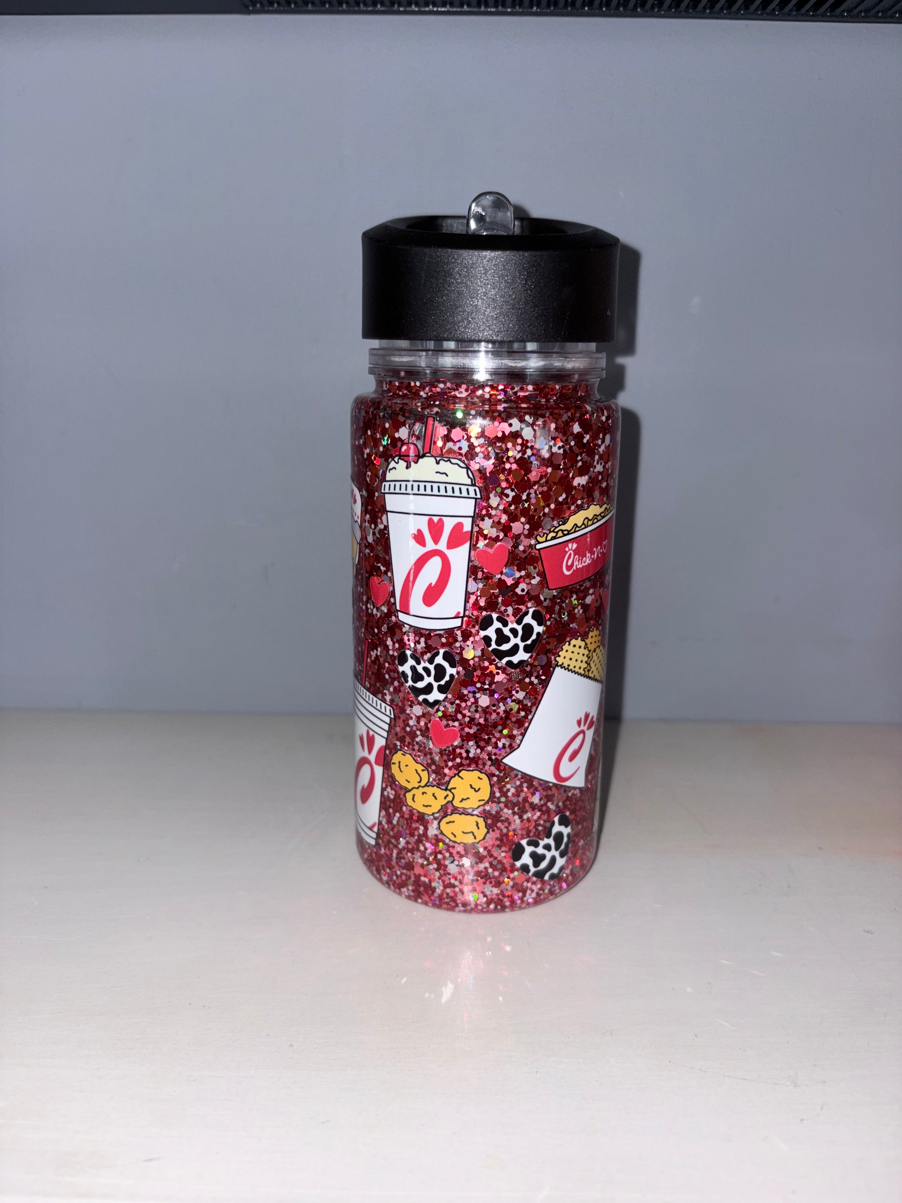Chick-fil-a Glitter Kids Sports Cup