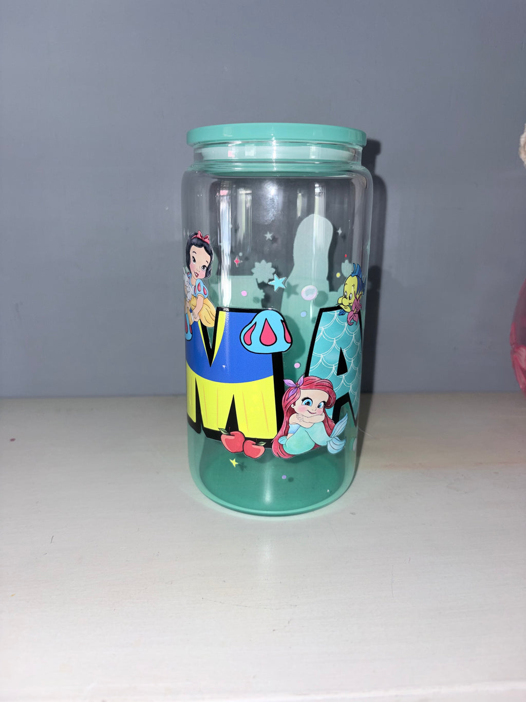 Princess Mama Glass Cup