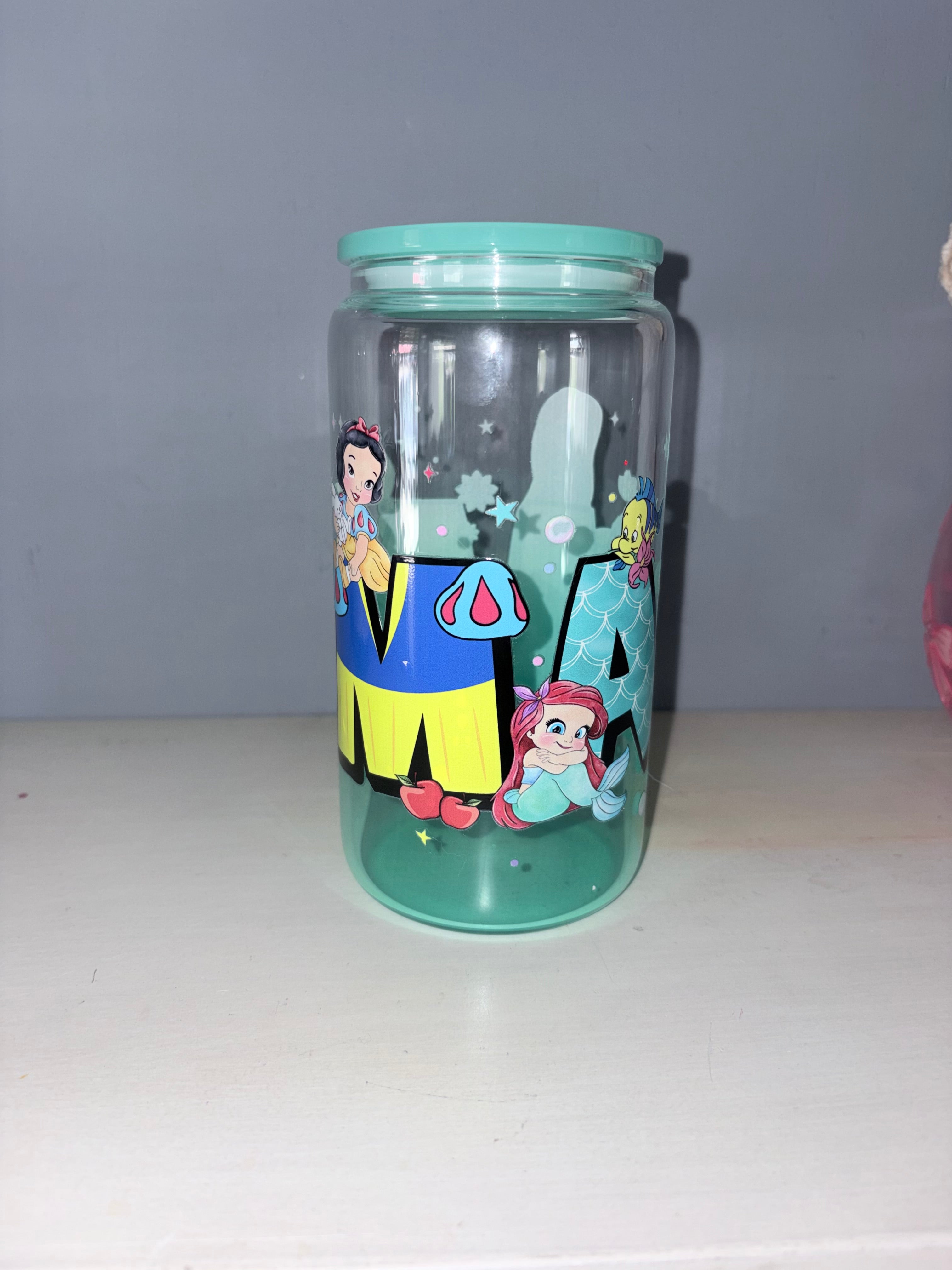 Princess Mama Glass Cup
