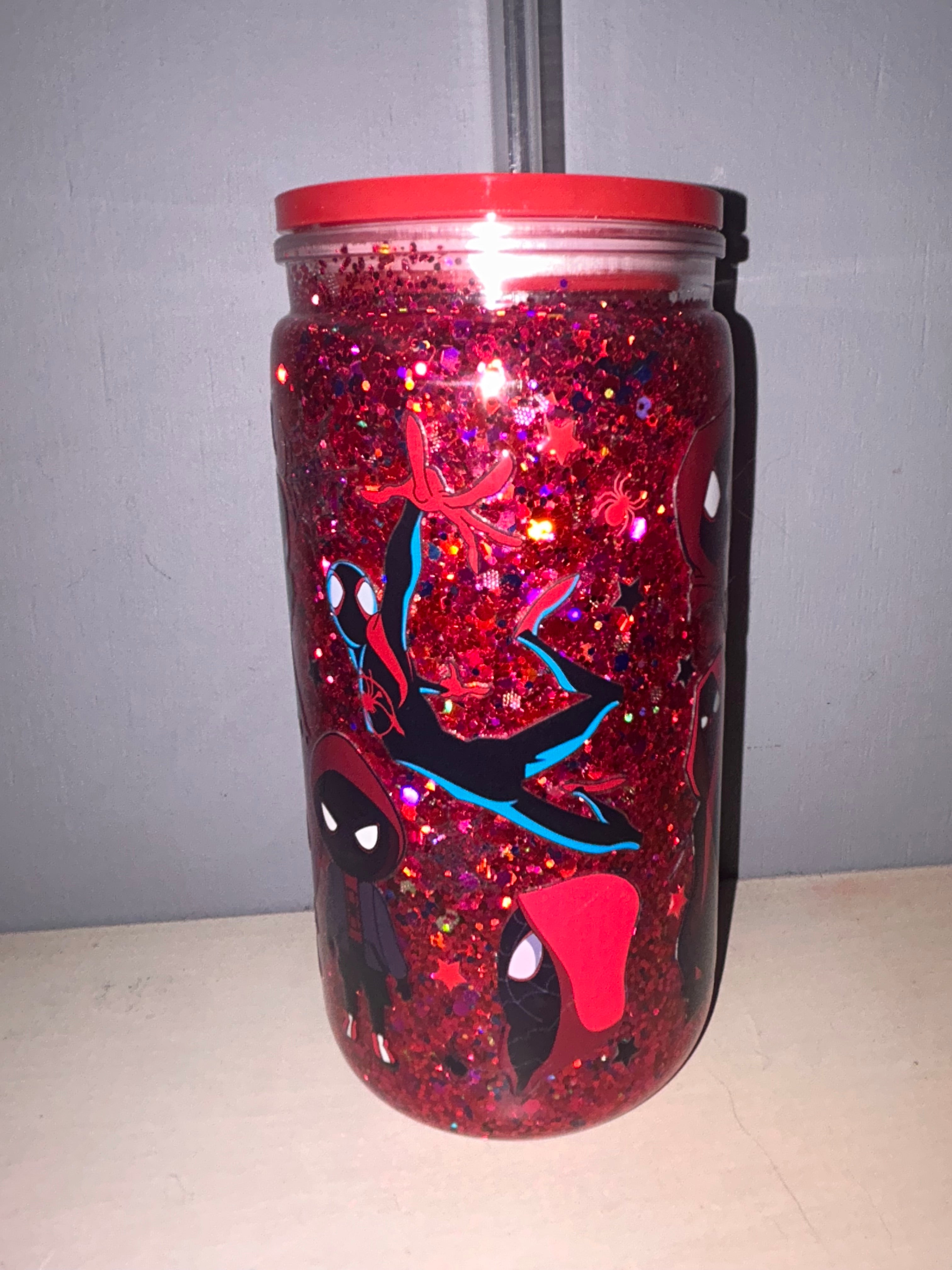 Spider-Man Glitter Cup