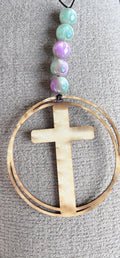 Cross Car Charm