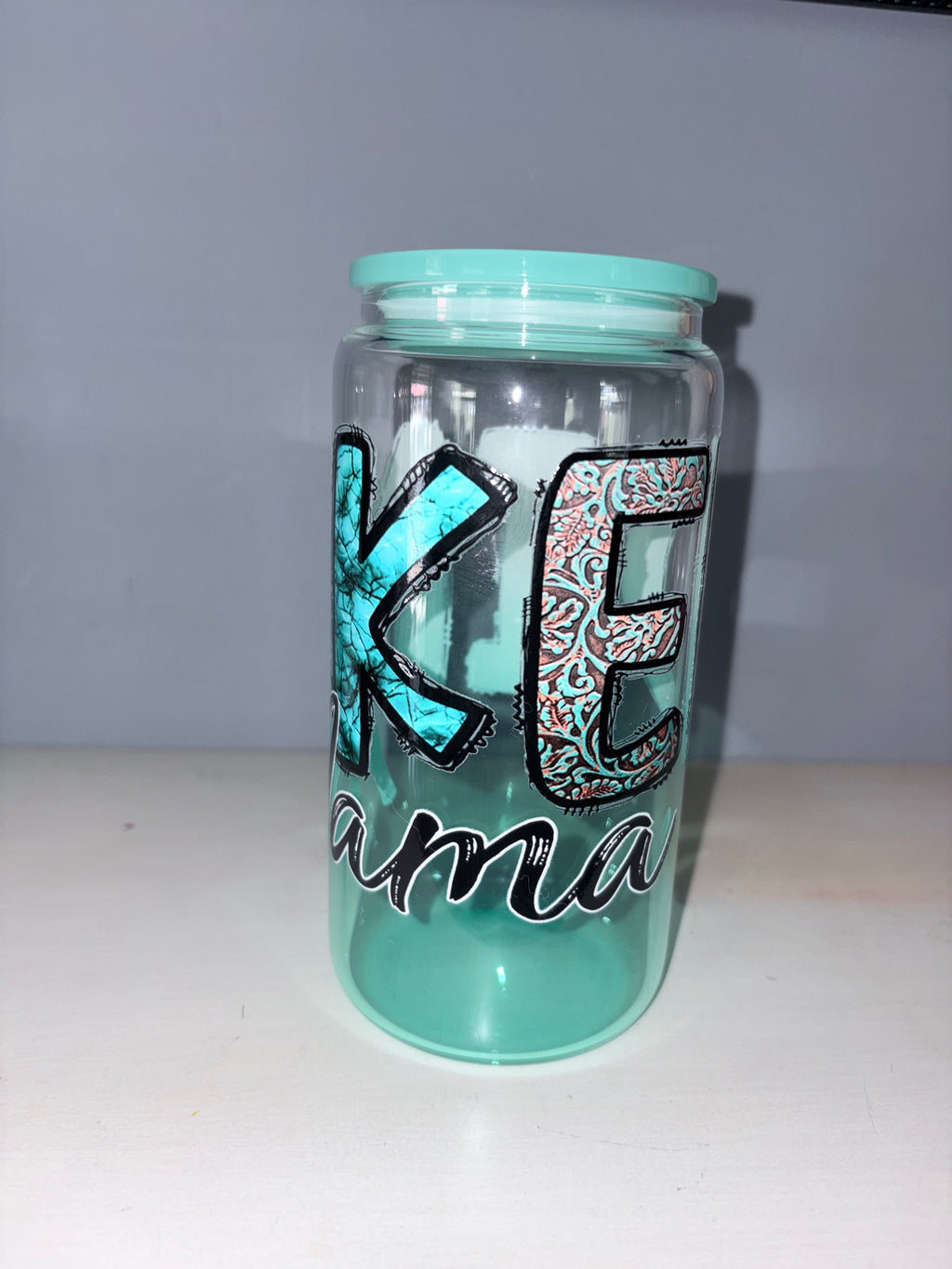 Inked Mama Glass Cup