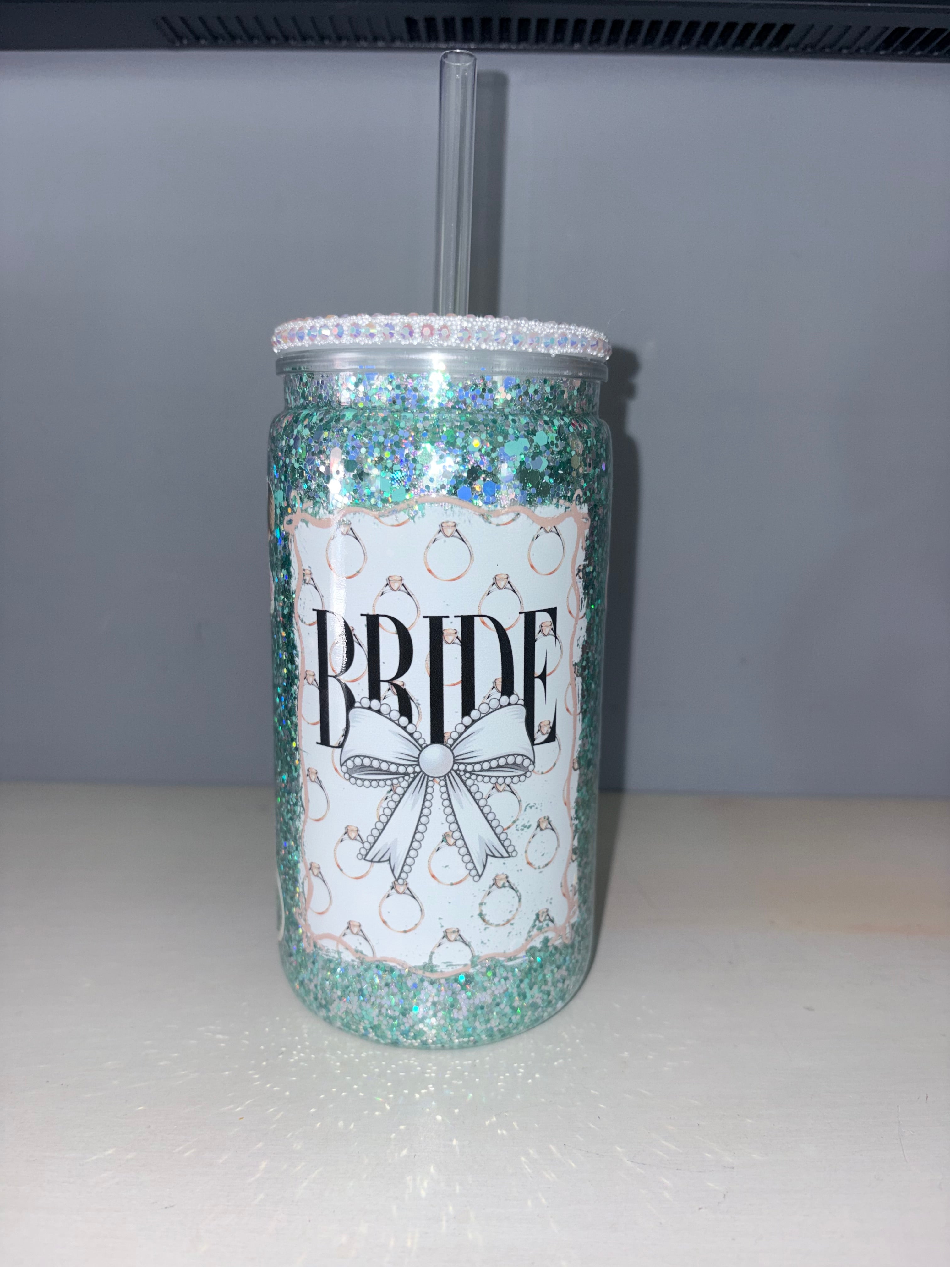 Bride Glitter Cup