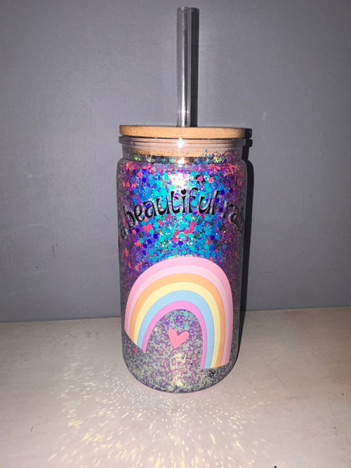 Beautiful and Storm Glitter Cup